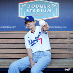 BTS V First Pitch Dodgers Jersey