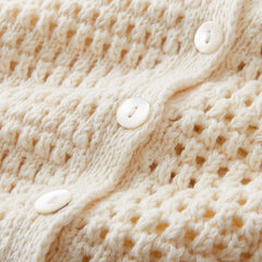Gaeul Crochet Button Vest
