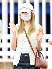 Gaeul Crochet Button Vest