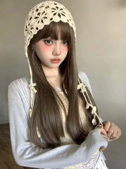 Sakura Crochet Flower Hat