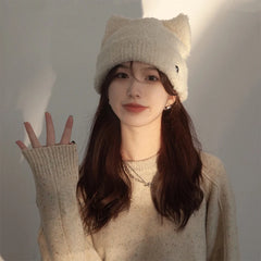 Winter Fuzzy Cat Ear Beanie