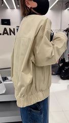 Heeseung Sand Weave-Collar Jacket