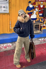 Julie Wide-Leg Cargo Pants