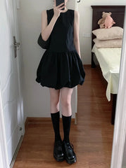 Jennie Balloon Hem Dress