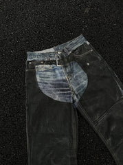 Ni-Ki Black Blue Hybrid Denim Jeans