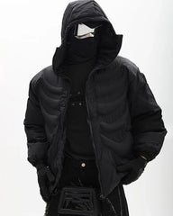 Black Bone Quilted Winter Jacket | Heeseung – Enhypen
