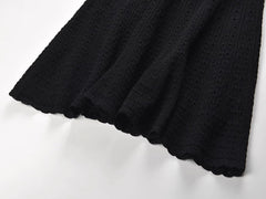 Jisoo Peplum Knitted Dress