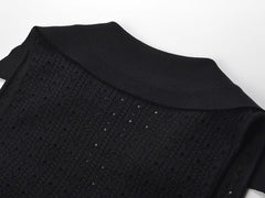 Jisoo Peplum Knitted Dress