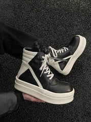 Liz Black High-Top Sneakers
