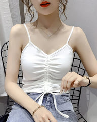 Ryujin Drawstring Crop Top