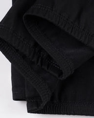 Ningning Black Eyelet Belted Wrap Shorts
