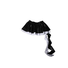 Gaeul Faux Leather Layered Skirt
