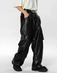 Felix Multi-Pocket Leather Pants