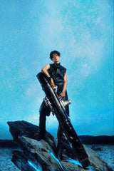 Yeonjun Faux Leather Biker Vest