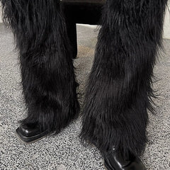 Kazuha Furry Casual Pants