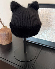 Karina Fluffy Cat Ears Beanie