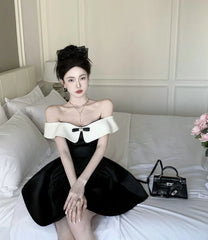 Irene Black Corset Dress