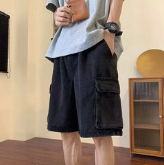 Jeongin Oversized Denim Shorts