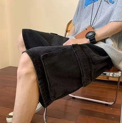 Jeongin Oversized Denim Shorts