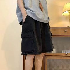 Jeongin Oversized Denim Shorts