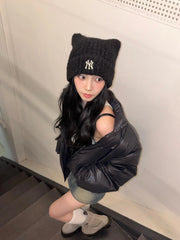 Karina Fluffy Cat Ears Beanie