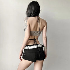 Lisa Star Shape Halter Top
