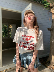 Suga “The Earth Is Flat” Tee