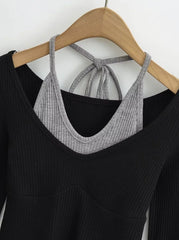 Pharita Two-Piece Illusion Top