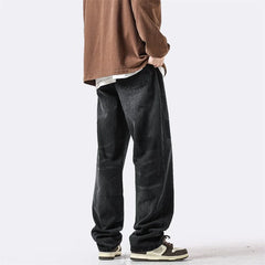 Jin Washed Patchwork Denim Jeans