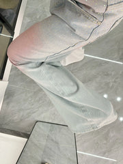 Ningning Ombre Sparkly Jeans