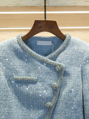 Sullyoon Tweed Crop Jacket