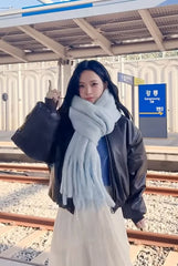 Karina Cozy Frilled Scarf