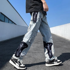 Yeonjun Patchwork Jeans