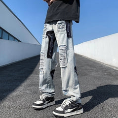 Yeonjun Patchwork Jeans