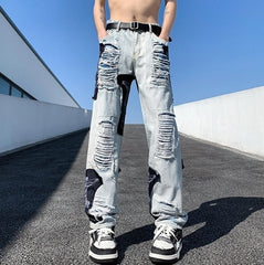 Yeonjun Patchwork Jeans