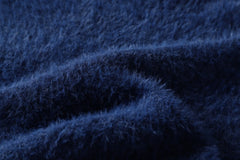 Jungwon Indigo “Don’t Burn Our Future” Knit Sweater