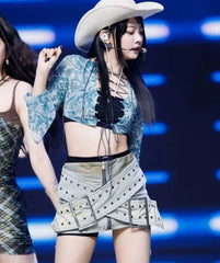 Eunchae Double Belt Skirt