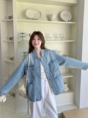 Giselle Collared Denim Jacket