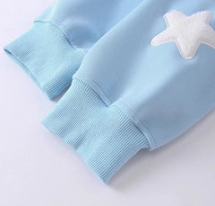 Hyein Blue Stars & Angel Hood Jacket