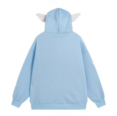 Hyein Blue Stars & Angel Hood Jacket