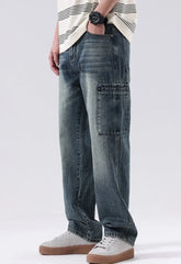 Jungkook Washed Side-Pocket Jeans