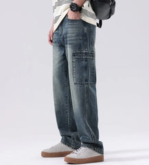 Jungkook Washed Side-Pocket Jeans
