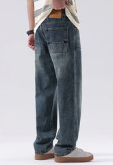 Jungkook Washed Side-Pocket Jeans