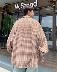 Jin Mocha Checkered Shirt