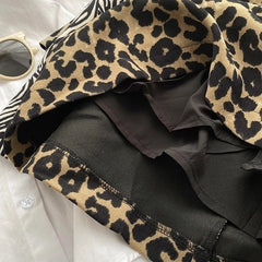 Jennie Leopard A-Line Skirt