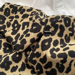 Jennie Leopard A-Line Skirt