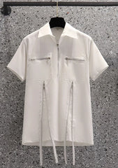 Changbin Zipper Polo Shirt