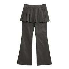 Rose Pleated Overlay Pants