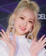 Yuna Gold Diamond Embezzled Hoop Earrings