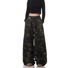 Karina Camouflage Drawstring Pants